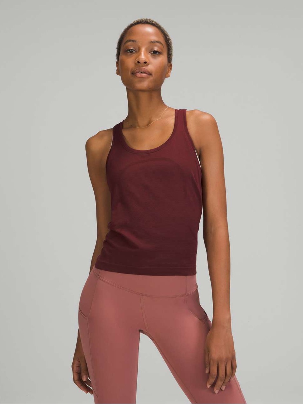 Lululemon Swiftly Tech Racerback Tank Top 2.0 *Race Length Red Merlot